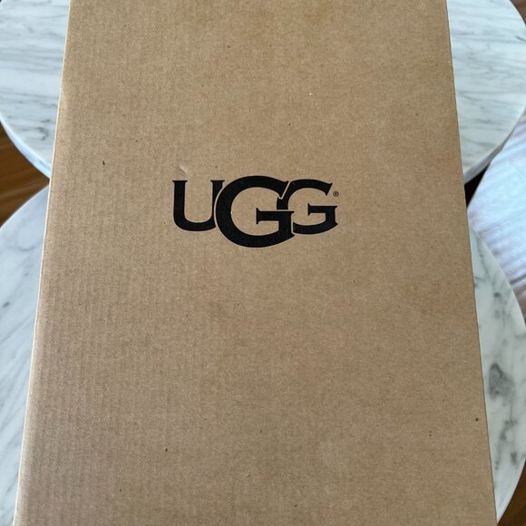 UGG Joan Bow Sandals Slides Platform Aqua Suede size10 Brand New - Picture 9 of 9